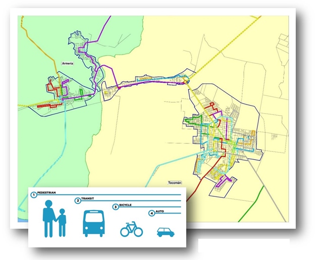 Plan Integral de Movilidad Urbana Sustentable para la Zona Metropolitana de Tecomán y Armería. Colima México (Noviembre 2012 – Noviembre 2013)